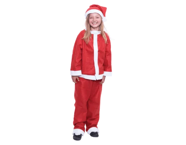 Girl in a child santa suit (6-9 years old)