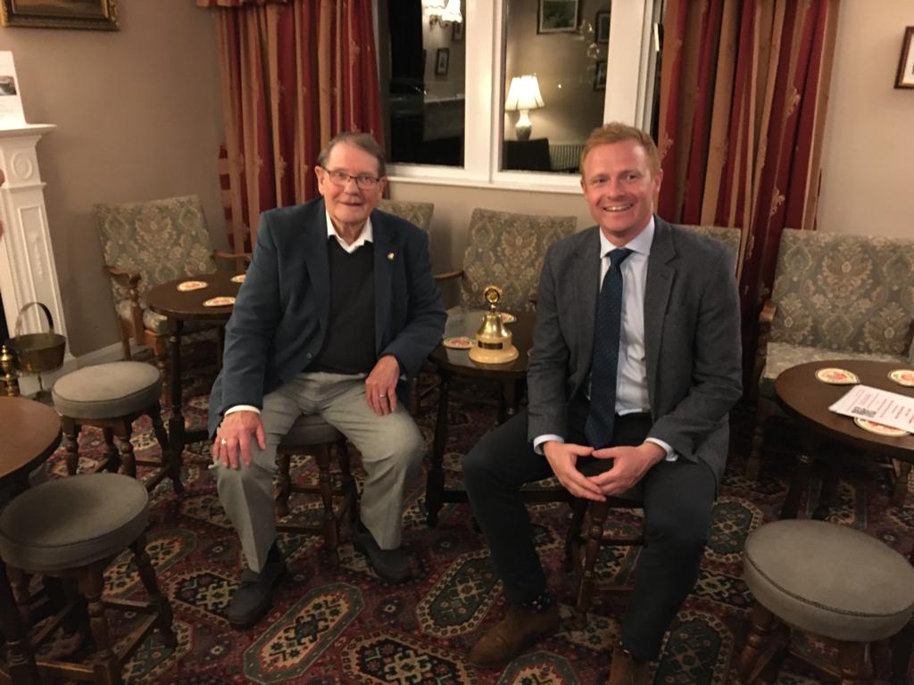 MP delivers talk to Club.