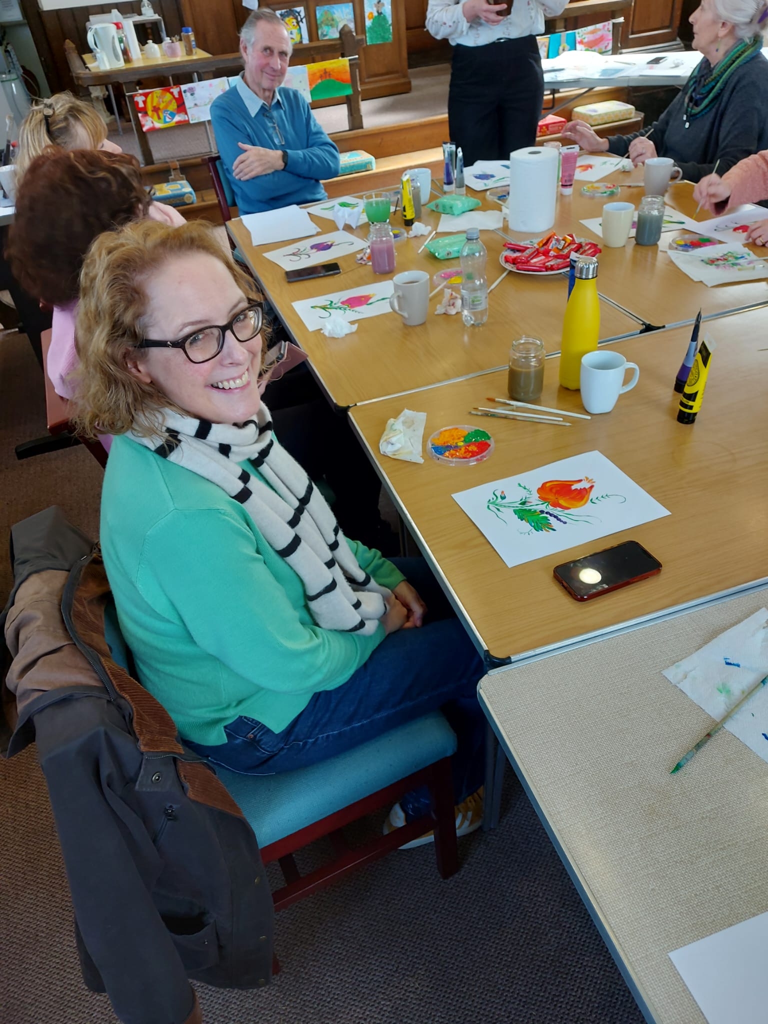 Successful Ukrainian-style painting workshop