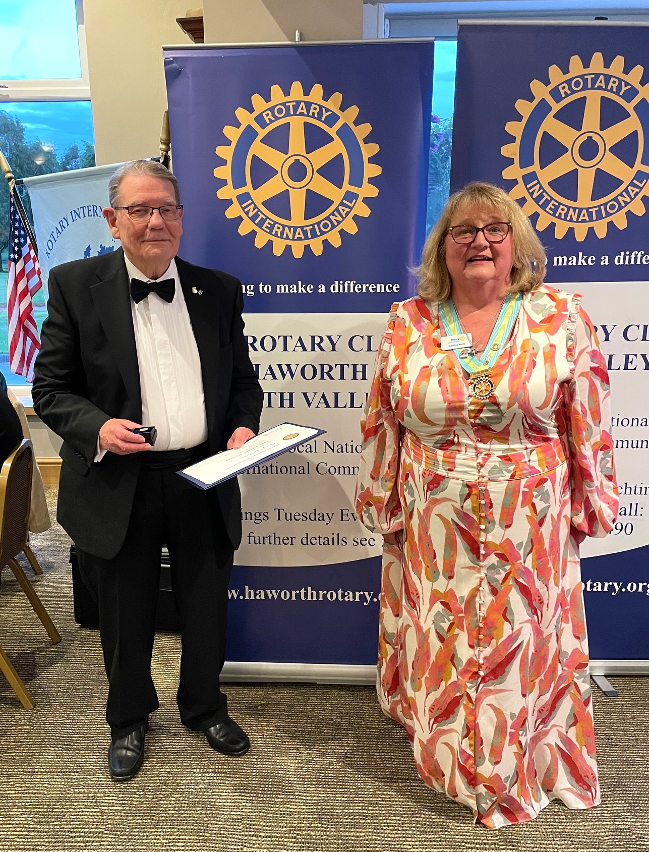 Major honour for Past President Gary